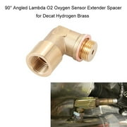 Auto 90° O2 Oxygen Sensor Extender Spacer for Decat Hydrogen Brass M18x1.5