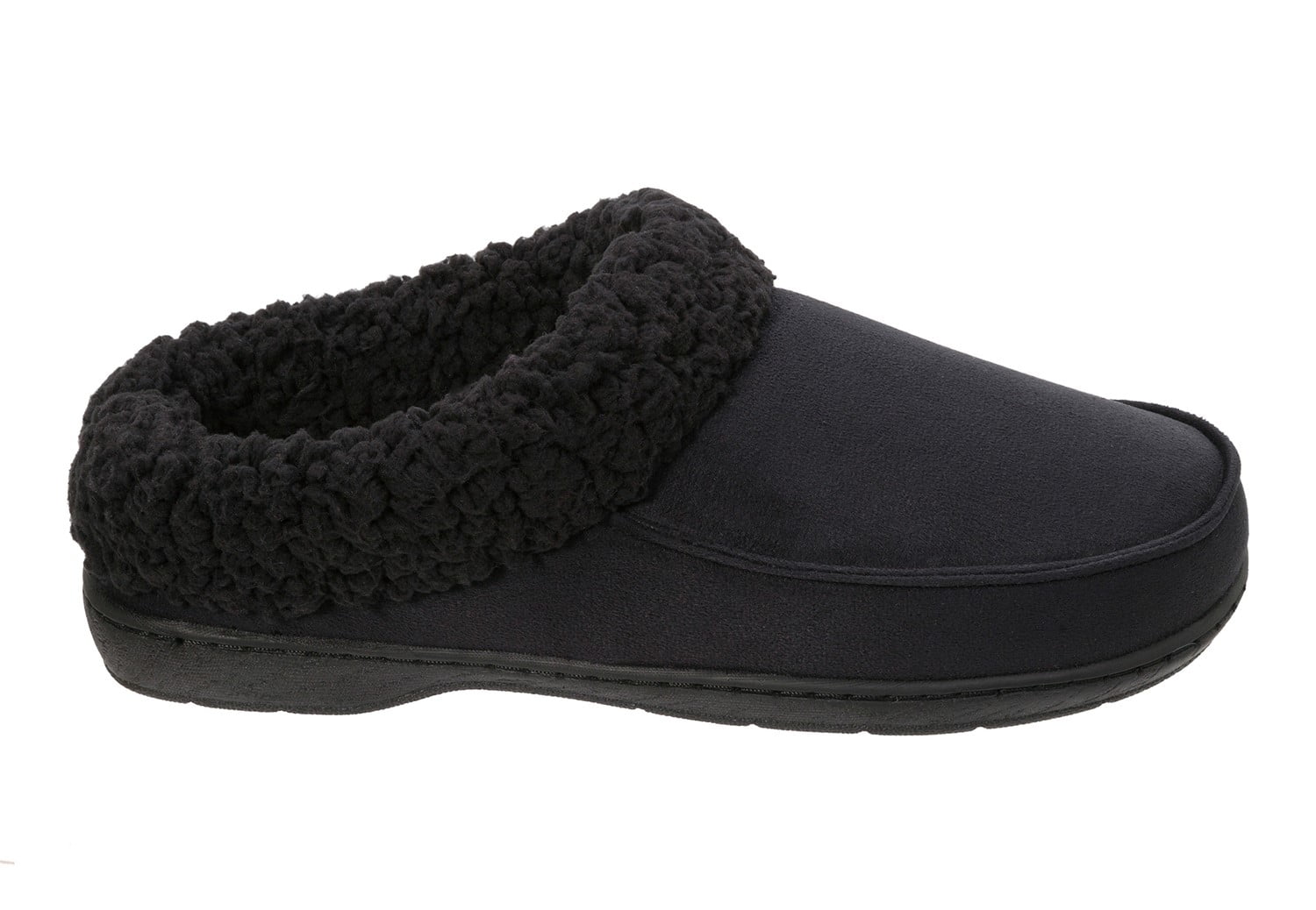 Dearfoams - DF by Dearfoams Women's Microfiber Suede Scuff w/Cuff Slippers - Walmart.com 