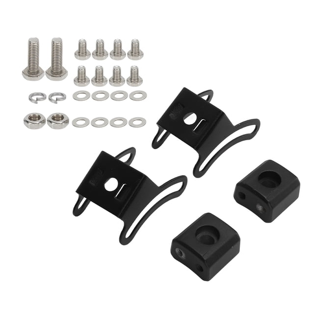 Soporte de Deslizamiento de la Barra de Luz LED, Soporte de Base de Montaje de Aluminio Anti -Choque anti -Cañón Negro Ajustable Ajustable Para Vehículo Fuera de Carretera