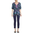 thumbnail image 3 of The Pioneer Woman V-Neck Blouse with Dolman Sleeves, Women's, 3 of 6