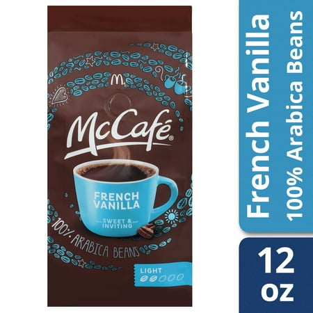 - McCafe French Vanilla Light Ground Coffee, Caffeinated, 12 oz Bag