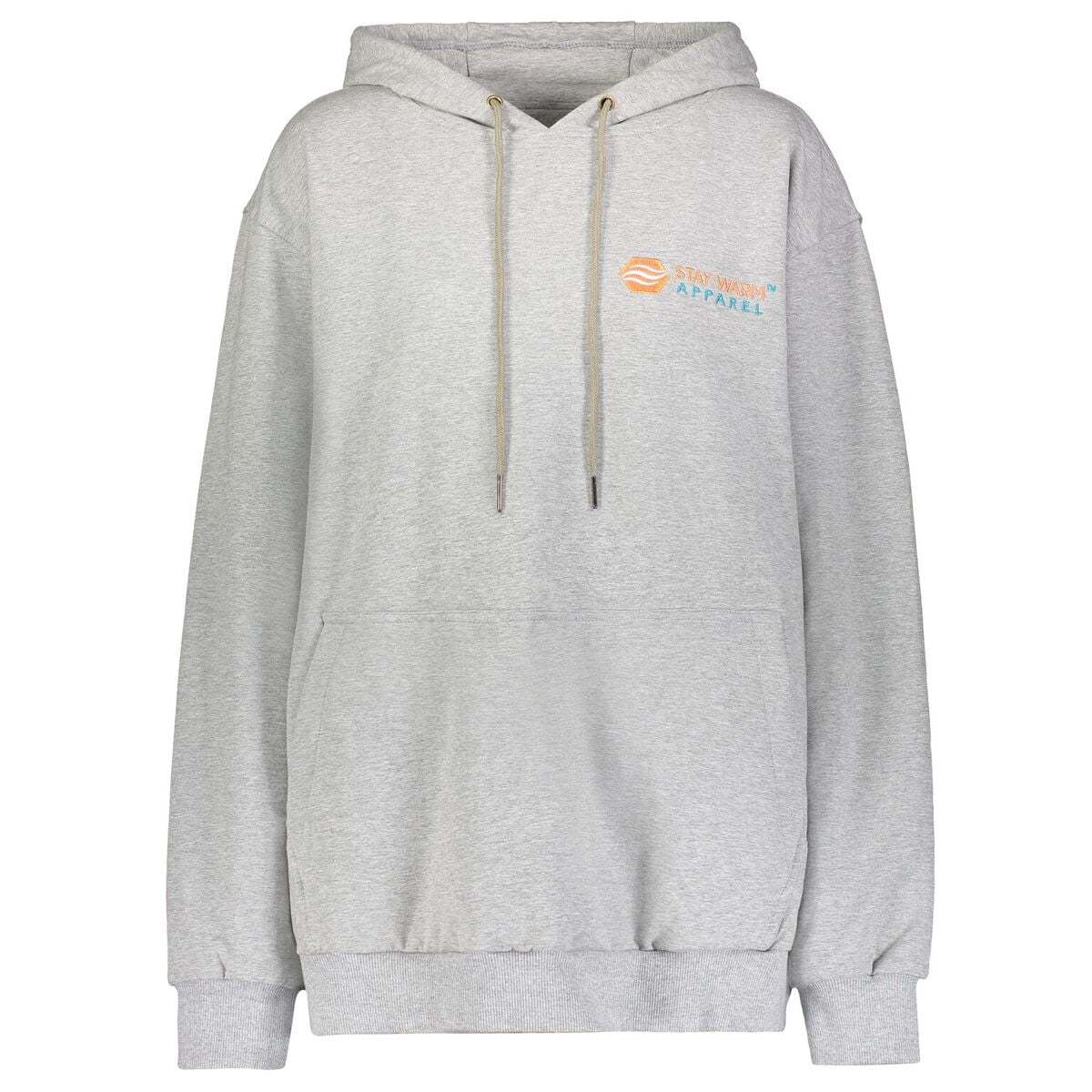 Stay Warm Apparel Heated Hoodie With Rechargeable Battery - Gray - L/XL