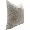 thumbnail image 2 of Fabdivine Block Print Throw Pillow Cover, 14x36 Inch Pure Linen Decorative Cushion Cover, Floral Print Boho Design Light Green Pillow Cover for Sofa and Couch, 2 of 5
