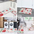 thumbnail image 5 of Pioneer Flower Floral Print Pattern Kitchen Rugs Sets Of 2,Anti Fatigue Kitchen Mat Rugs Non Slip Washable,Decorative Kitchen Floor Mats for Kitchen,Sink,Laundry,17"x30"+17"x47", 5 of 7