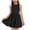 Black, variant on Girls Bubble Dress Summer Sleeveless Crewneck Pleated Sundress A-line Puffball Balloon Cute Mini Sun Dresses (9-10 Years, Light Blue)