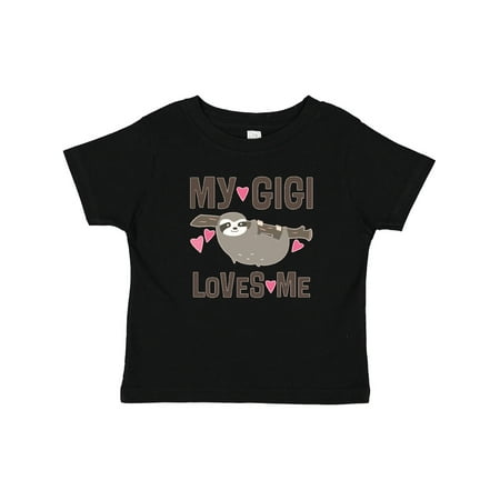 

Inktastic My Gigi Loves Me Sloth Gift Baby Girl T-Shirt