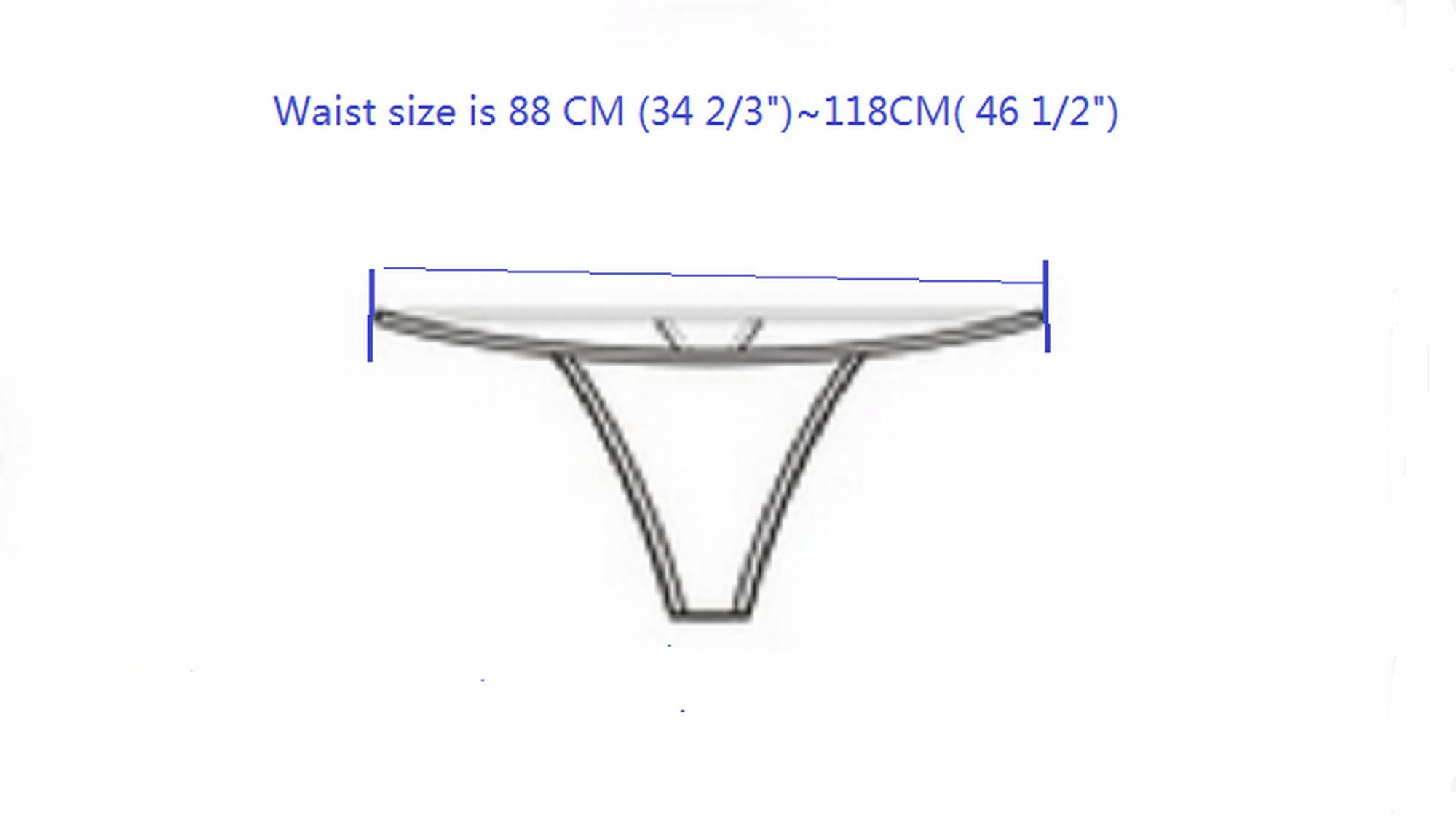 Flirtzy Mini Micro Y Back G-String Low RiseThong, O/S, White