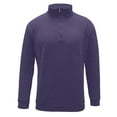 thumbnail image 7 of Men's Quarter Zip Sweater Casual Neck Pullover Ribbed Knit Sweater, 7 of 7