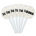 thumbnail image 1 of Tierra Cupcake Picks Toppers - Set of 6 - Mutlicolored Speckles, 1 of 1