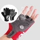 thumbnail image 3 of Soidarity 1 par de guantes auxiliares para senderismo, accesorios para trotar con pantalla táctil de cuero PU, mitones para ciclismo, almohadilla Ciclismo Negro XXL Soidarity OD027272-16, 3 of 6