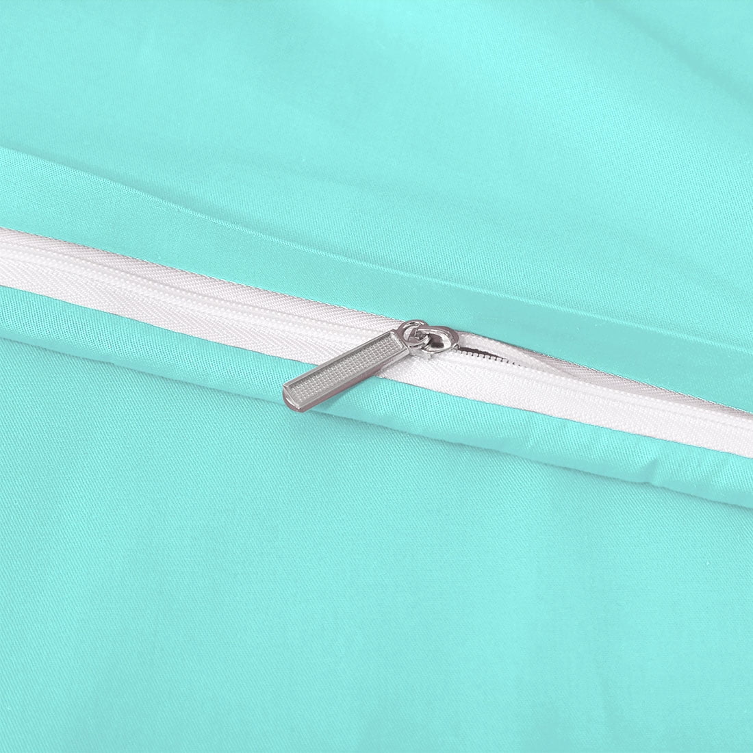 Unique Bargains Pillowcases 2 Pack 100% Cotton Body Pillow Covers Cyan 20" x 54"
