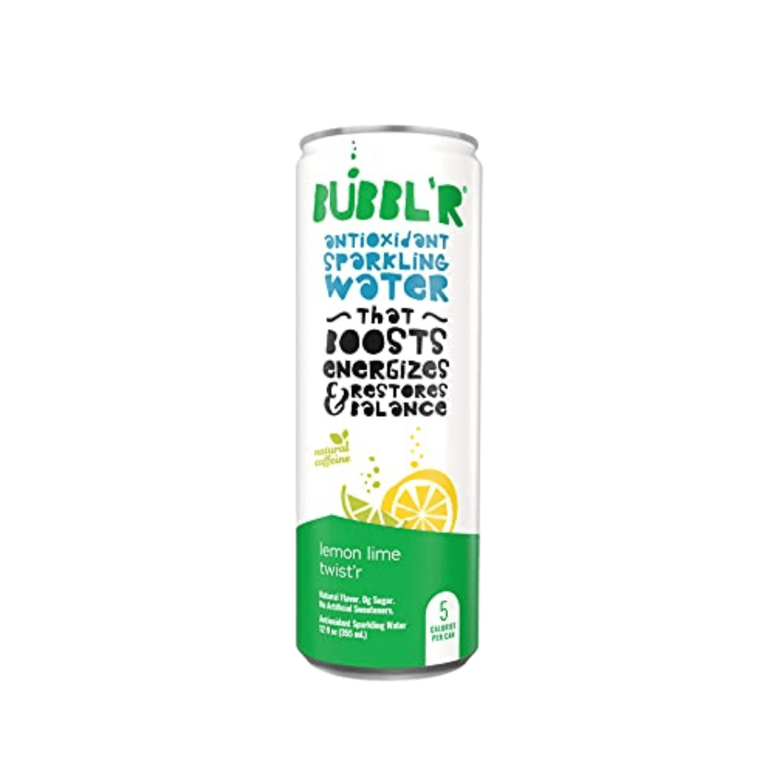 BUBBL'R Antioxidant Sparkling Water, Variety Pack (twisted elixi'r, pitaya berry nect'r, lemon lime twist'r), 12 Fluid Ounce Cans ( 6 Pack)