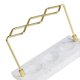 thumbnail image 3 of Organizador de maquillaje Soporte para cepillo de dientes con base de vetas de mármol para encimera de tocador de baño Almacenamiento de cepillos cosméticos tholdsy JJ24040-00B, 3 of 6