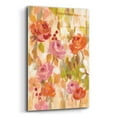 thumbnail image 2 of Epic Art 'Pink and Orange Brocade I' by Silvia Vassileva, Acrylic Glass Wall Art, 16"x24", 2 of 10