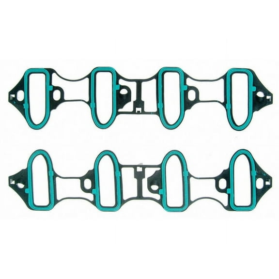 Lower Intake Manifold Gasket Set - Compatible with 2002 - 2014 Chevy Suburban 1500 2003 2004 2005 2006 2007 2008 2009 2010 2011 2012 2013