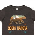thumbnail image 4 of Inktastic South Dakota Vacation Bear Silhouette Boys or Girls Toddler T-Shirt, 4 of 5