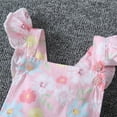 thumbnail image 4 of Otqutp Toddler Comfy Jumpsuit Baby Girls Clothes Lace Jumpsuit Ruffles Romper Sleeveless Romper Bodysuit Sunsuit Outfits Set, 4 of 6