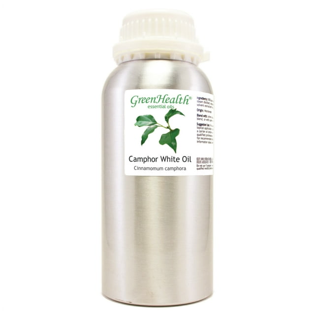 Camphor White Essential Oil - 16 fl oz Aluminum Bottle w/ Cap