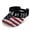 American Flag Patriotic Print, variant on UV Protection Sun Visor Cap for Tennis Running, Polyester Fabric Adjustable Sports Visor Hat, Leopard Geometric Print