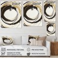 thumbnail image 4 of Designart Black And Gold Curves II Canvas Wall Art, 4 of 5