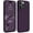Deep Purple, variant on Compatible with iPhone 15 Pro Max Case, [Military Shockproof Protection] Silicone Phone Case Anti-Scratch Soft Microfiber Lining Flexible Bumper Case, 6.7 inch, Red
