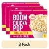 (3 pack) Angie's BOOMCHICKAPOP Real Butter Microwave Popcorn, 3.29 oz., 6-Count Bags