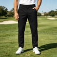 thumbnail image 2 of KEXE Golf Pants Men Men's Golf Pants Straight Leg Stretch Breathable Trousers for Outdoor Sports and Casual Wear(size:27,Black), 2 of 7