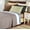 Mocha, variant on 1500-Thread Count 100% Egyptian Cotton Luxurious Solid Pillowcase Set Taupe / Standard