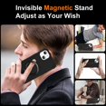 thumbnail image 5 of Dteck for iPhone 14 Case with Screen Protector, Compatible with MagSafe Shockproof Invisible Magnetic Ring Stand Military-Grade Heavy Duty Protection Phone Case, Black, 5 of 7