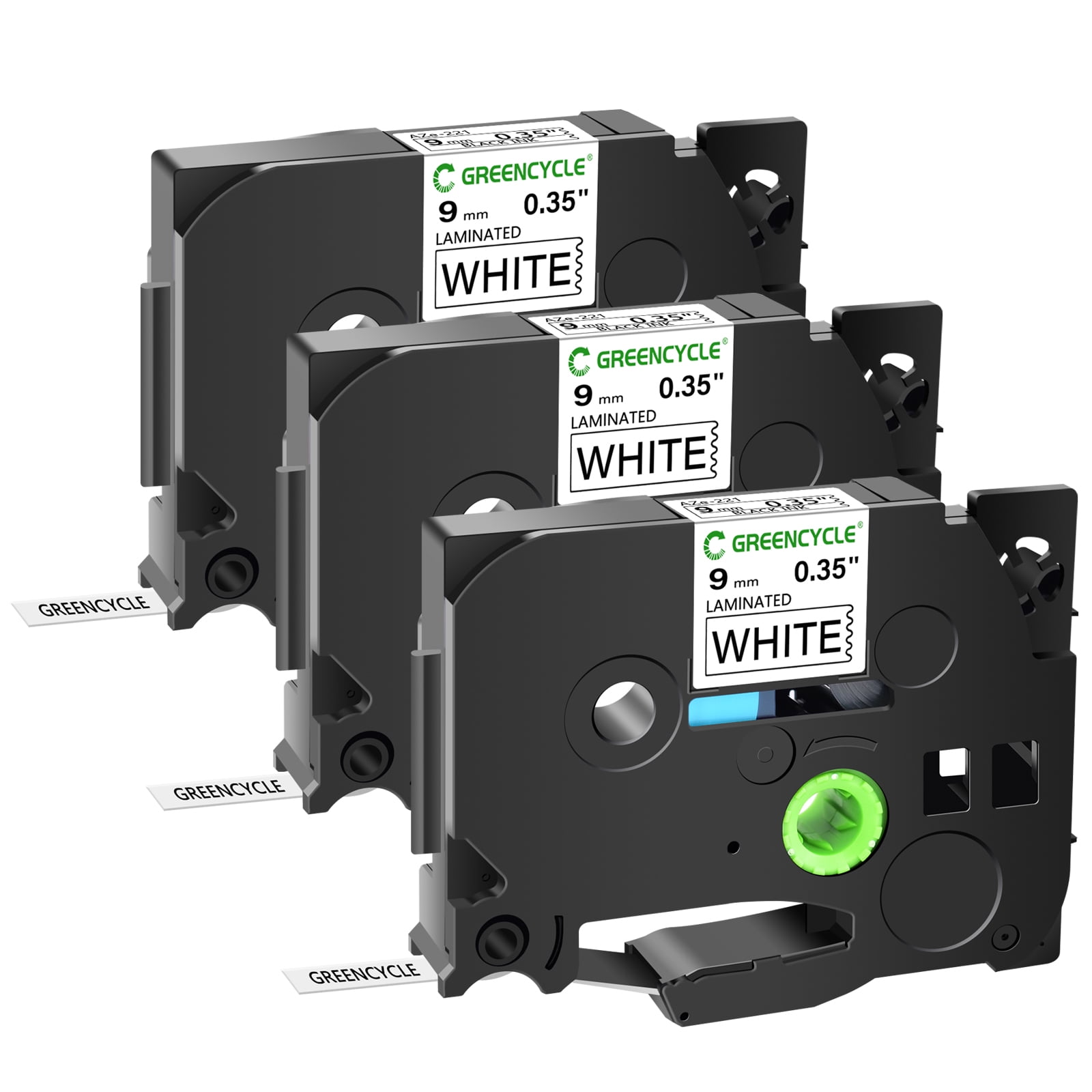 Nastro Etichettatrice Brother P-Touch TZe Compatibile - Laminato 8m - Larghezze 6/9/12/18/24/36mm