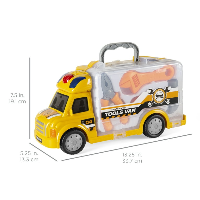 Best Choice Products 15-Piece Kids Portable Repair Truck Pretend