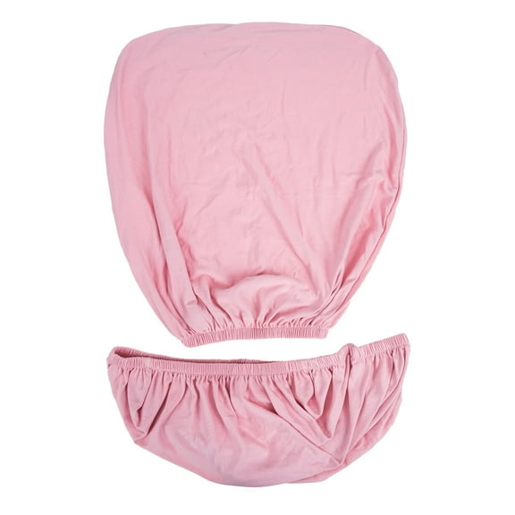 1 Set Office Computer Chair Covers Swivel Rotate Back Seats Slipcover - Fits Backrest 14-20 Inch-Seat 15-21 Inch - Pink