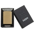 thumbnail image 2 of Zippo Brushed Brass (204), 2 of 3