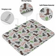 thumbnail image 2 of Cowboy Christmas Dish Drying Mat for Kitchen Counter, Western Cactus Xmas Snowflake Tree Baby Bottle Microfiber Drying Pad, Absorbent Coffee Cup Dishes Drainer Mats 16"x18", 2 Pcs, 2 of 6