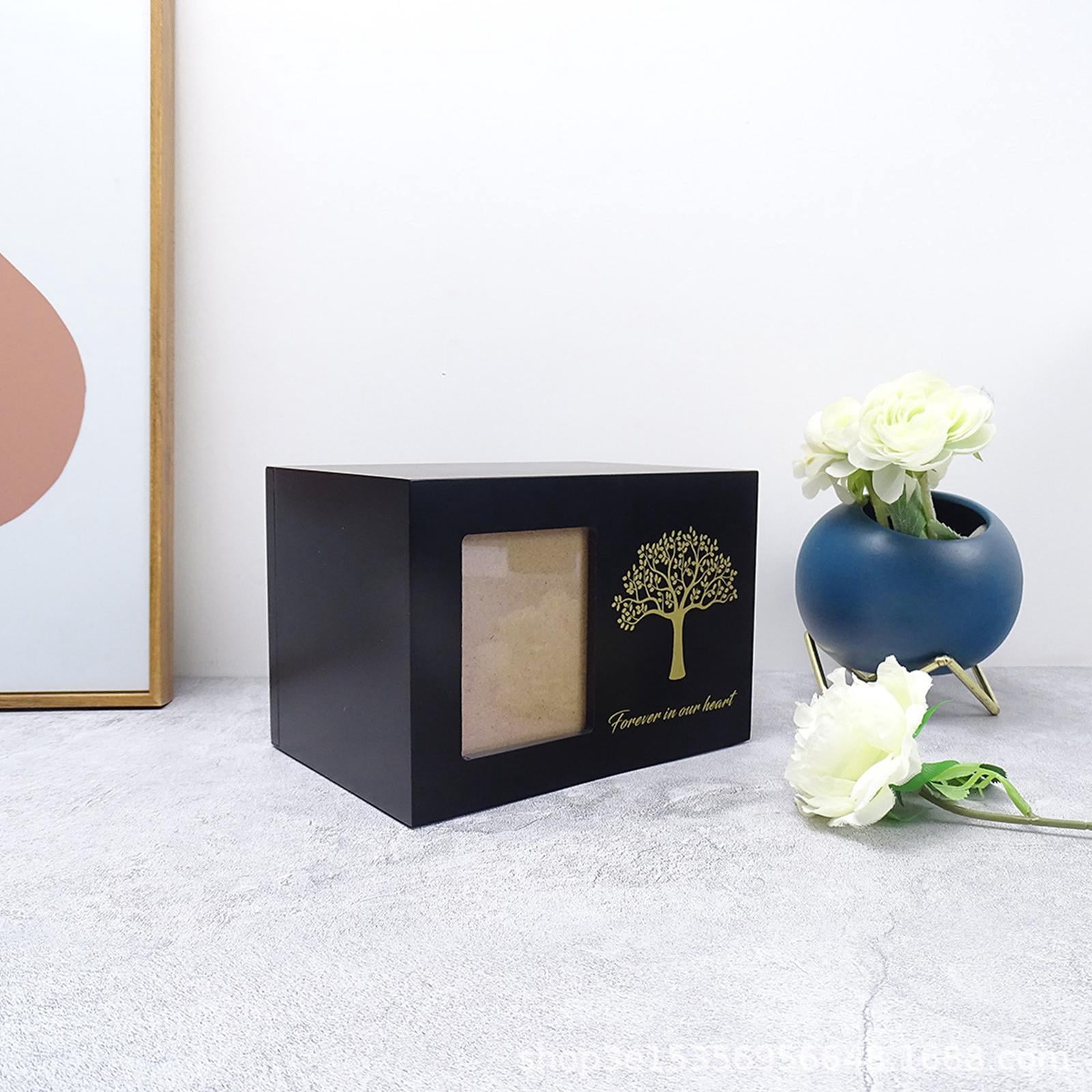 Dog or for Cat Tribute Keepsake Cremation Urn, Wood Keepsake Pet Urns for Dogs A