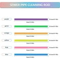 thumbnail image 6 of 72pcs Drain Sticks Drain Cleaner Sticks Drain Sink Deodorizer Sticks Keep Your Drain Pipes Clear Keep Clogs for Kitchen Bathroom Toilet (6 Color), 6 of 8