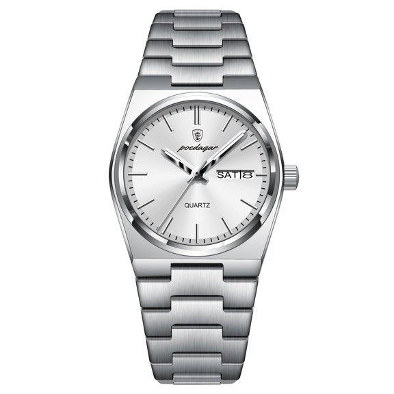 POEDAGAR Elegant Watch for Woman Ladies Quartz Waterproof Stainless Steel Women's Watches