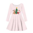 thumbnail image 4 of DISNIMO Girls Reindeer Christmas Dress for Girls Size 15-16 Years Girl Dress Long Sleeve Swing Dress Girls Santa Claus Dress for Girls Casual Midi Dress Kids Christmas Party Dress Teen Soft Dresses, 4 of 6