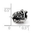 thumbnail image 4 of Baby Grand Piano Charm .925 Sterling Silver Antique Finish Reflection Beads, 4 of 5