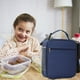 thumbnail image 5 of Xihbxyly Bolsa Térmica para Almuerzo, Portátil, Ecológica y Reutilizable, con Prácticos Bolsillos con Cremallera, Ideal para La Oficina, El Trabajo, Viajes, Picnic, Un Regalo Elegante para Adultos., 5 of 6