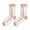 White4, variant on Women Embroidery Mid Calf Socks Crochet Ruffle Trim Crew Socks Fashion Sweet Ankle Socks White