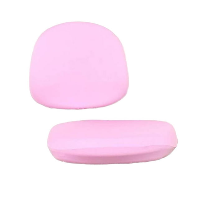 ZheElen 2x Couvercle Universel Tourner Résistant aux Rayures Résistant à l'Usure Polyester Fait Chaise Couverture Universelle Rose