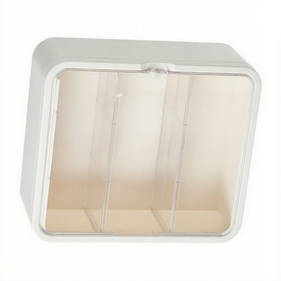 Clear Wall Mounted Display Case for Model Toy Action Figures Adjustable Shelves Space Saving Storage Organizers