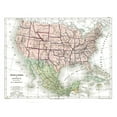 thumbnail image 2 of Cortambert 32x26 Gold Ornate Wood Framed with Double Matting Museum Art Print Titled - North America United States Mexico, 2 of 4