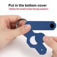 thumbnail image 4 of YUNOVA Waterproof Key Organizer for Airtag Case,Mini Key Holder for Airtag,Anti-lost Silicon Airtag Holder Case GPS Tracker Car Keys Finder Item Locator with Keychain,Car Key Fob (Up to 5 Keys), 4 of 6