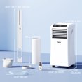 thumbnail image 3 of HOMCOM Climatiseur Portatif avec 4 Modes et Couverture de 258 à 441 Pi2, 3 of 10