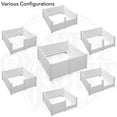 thumbnail image 4 of 48" x 48" x 18" Whelping Box for Dogs and Puppies, Birthing Pen with Rails, 4 of 8