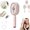 pink, variant on 2026 New Rechargeable Electric Steam Hair Straightener Brush, Anti-Static Detangling Comb Reduces Frizz and Nourishes Hair,white
