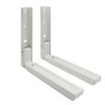 thumbnail image 1 of Mosiee 2 Pcs Wall Mounting Microwave Brackets Steel Shelf Extendable Arms For Kitchen, 1 of 9