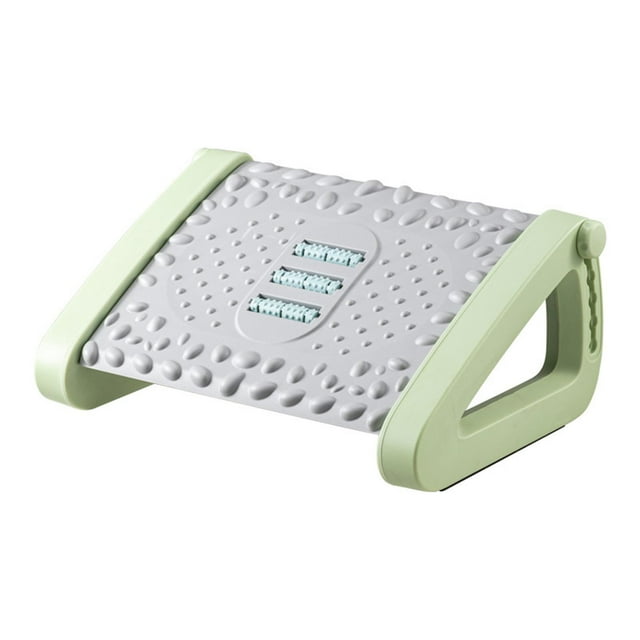 Billuyoard Adjustable Foot Rest-- Improved Posture Solemassage Plastic Thicken for Work Accesorios de baño Gris 43*33*20 cm
